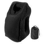 DreamFly Travel Pillow-Inflatable Air Cushion Travel Pillow Chin Support Cushions for Airplane ,Car, Office