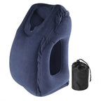 DreamFly Travel Pillow-Inflatable Air Cushion Travel Pillow Chin Support Cushions for Airplane ,Car, Office