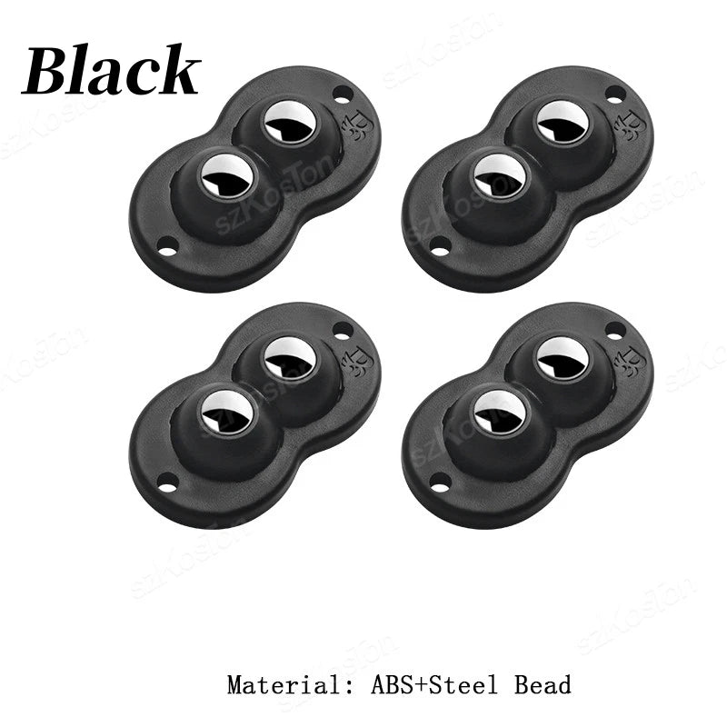 Quick Move-  Self Adhesive Caster Wheels 360 Degree Rotation for Furniture