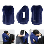 DreamFly Travel Pillow-Inflatable Air Cushion Travel Pillow Chin Support Cushions for Airplane ,Car, Office