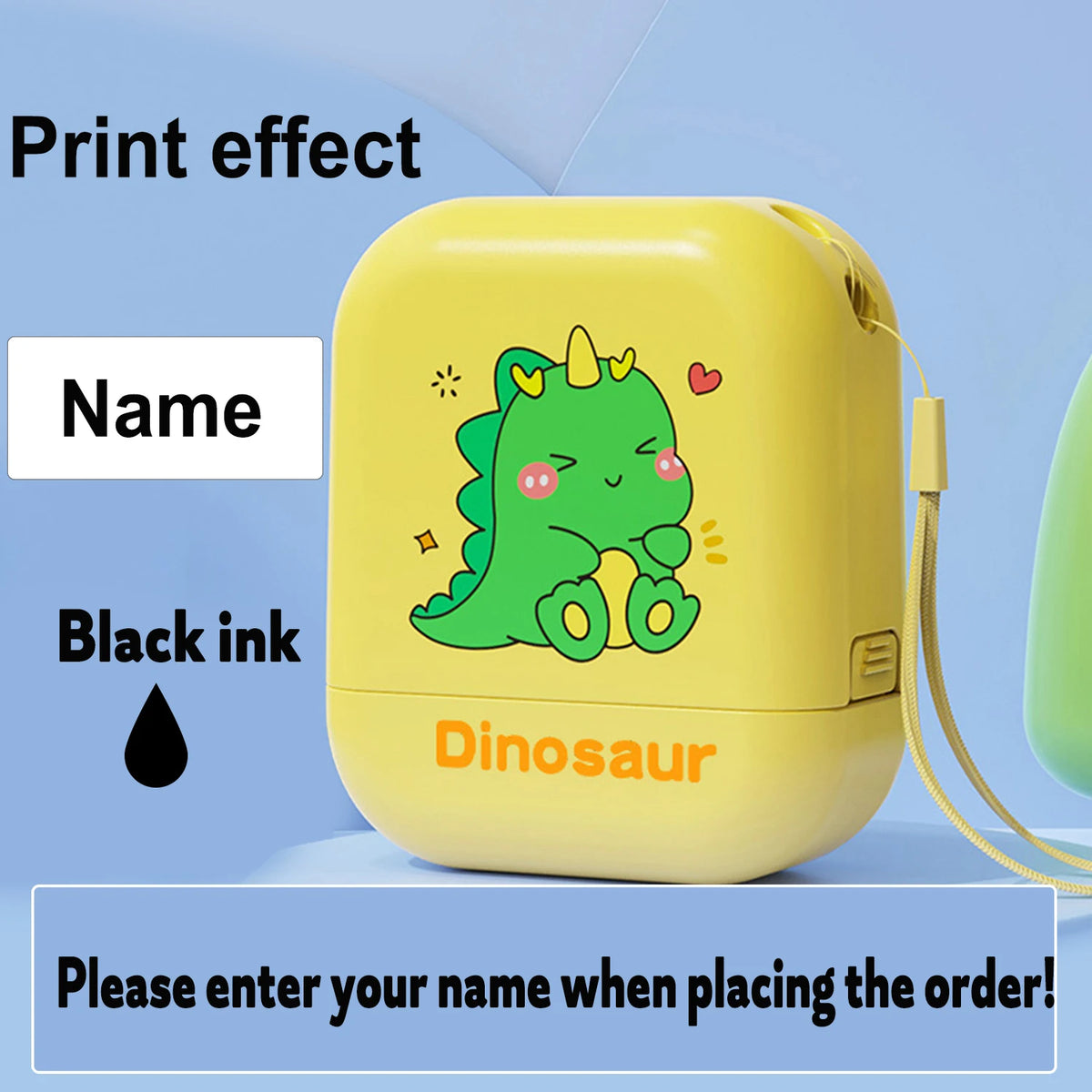 Custom Baby Name Stamp Kit -Personalized Waterproof Name Seal with Eco Ink, School Supplies & Kindergarten Gift Ideas