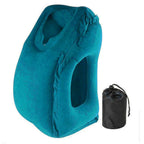 DreamFly Travel Pillow-Inflatable Air Cushion Travel Pillow Chin Support Cushions for Airplane ,Car, Office
