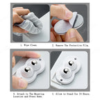 Quick Move-  Self Adhesive Caster Wheels 360 Degree Rotation for Furniture
