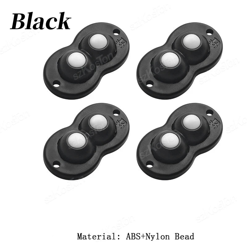 Quick Move-  Self Adhesive Caster Wheels 360 Degree Rotation for Furniture
