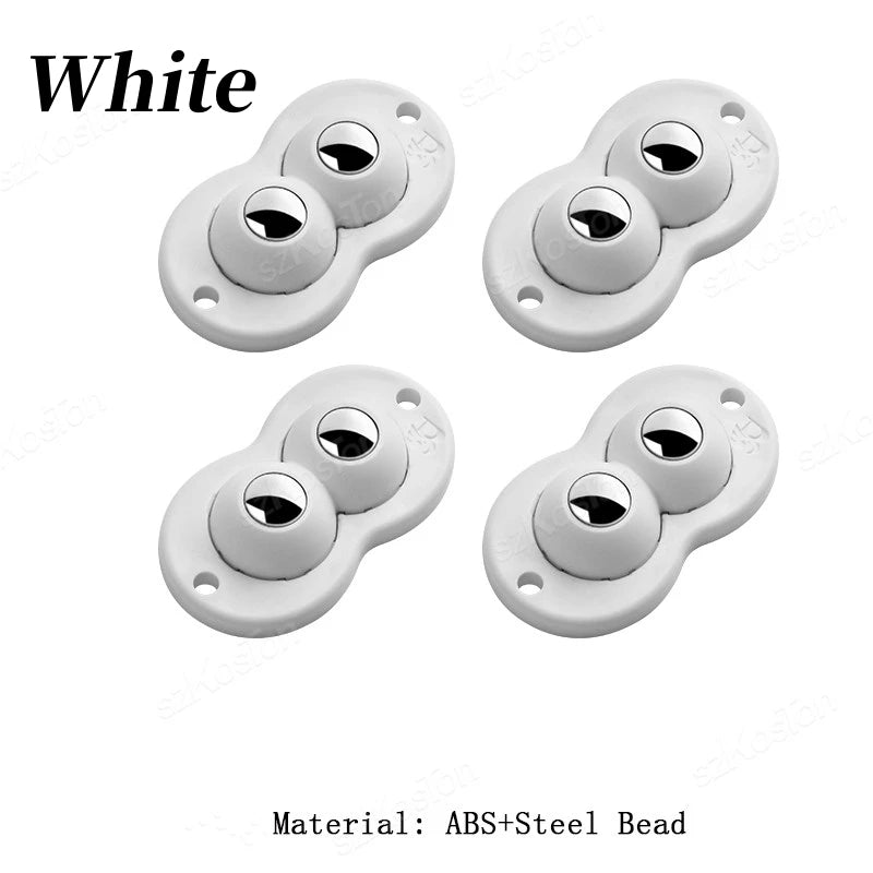 Quick Move-  Self Adhesive Caster Wheels 360 Degree Rotation for Furniture