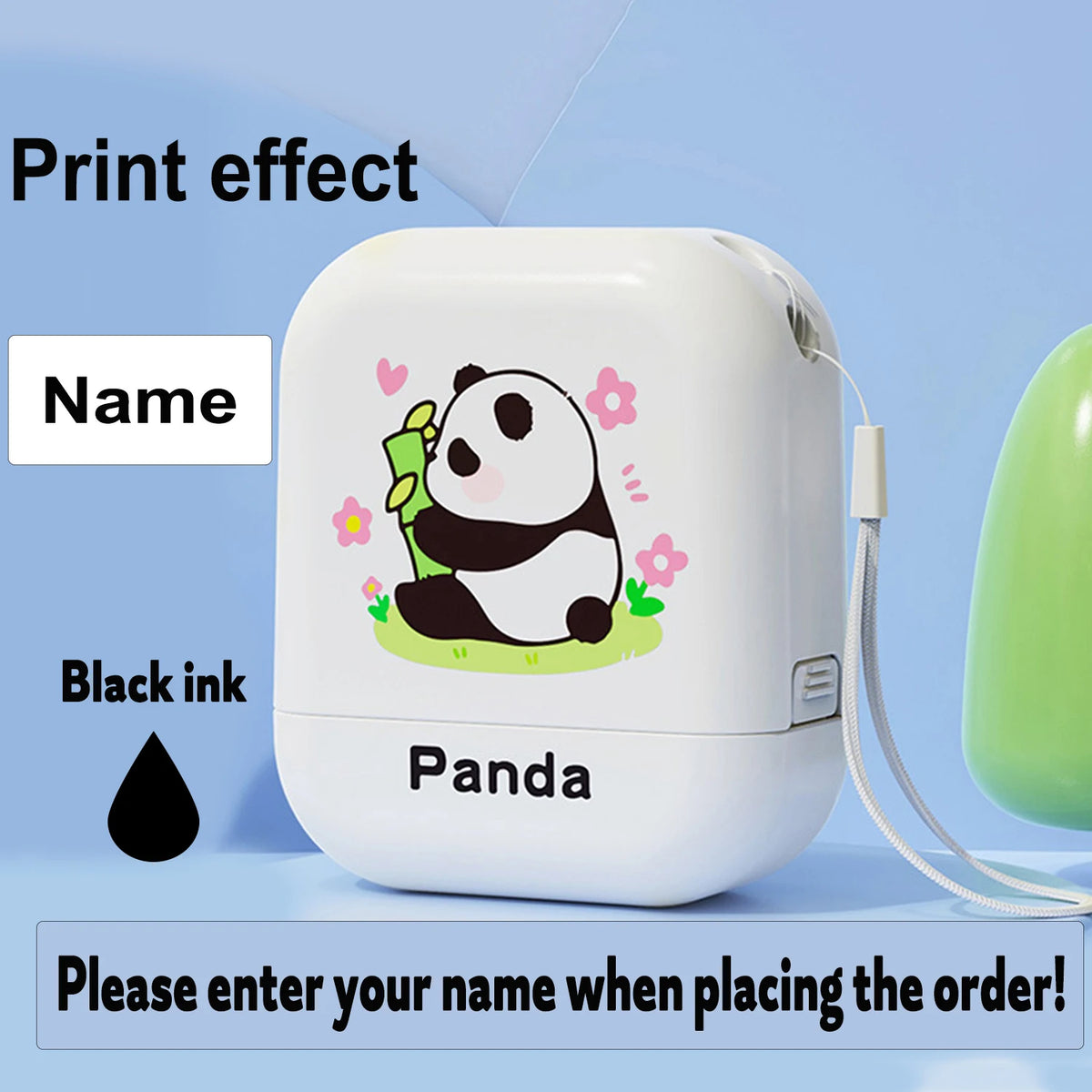 Custom Baby Name Stamp Kit -Personalized Waterproof Name Seal with Eco Ink, School Supplies & Kindergarten Gift Ideas