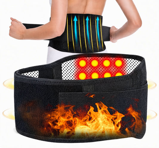 Self-Heating Magnetic Lumbar Support Belt